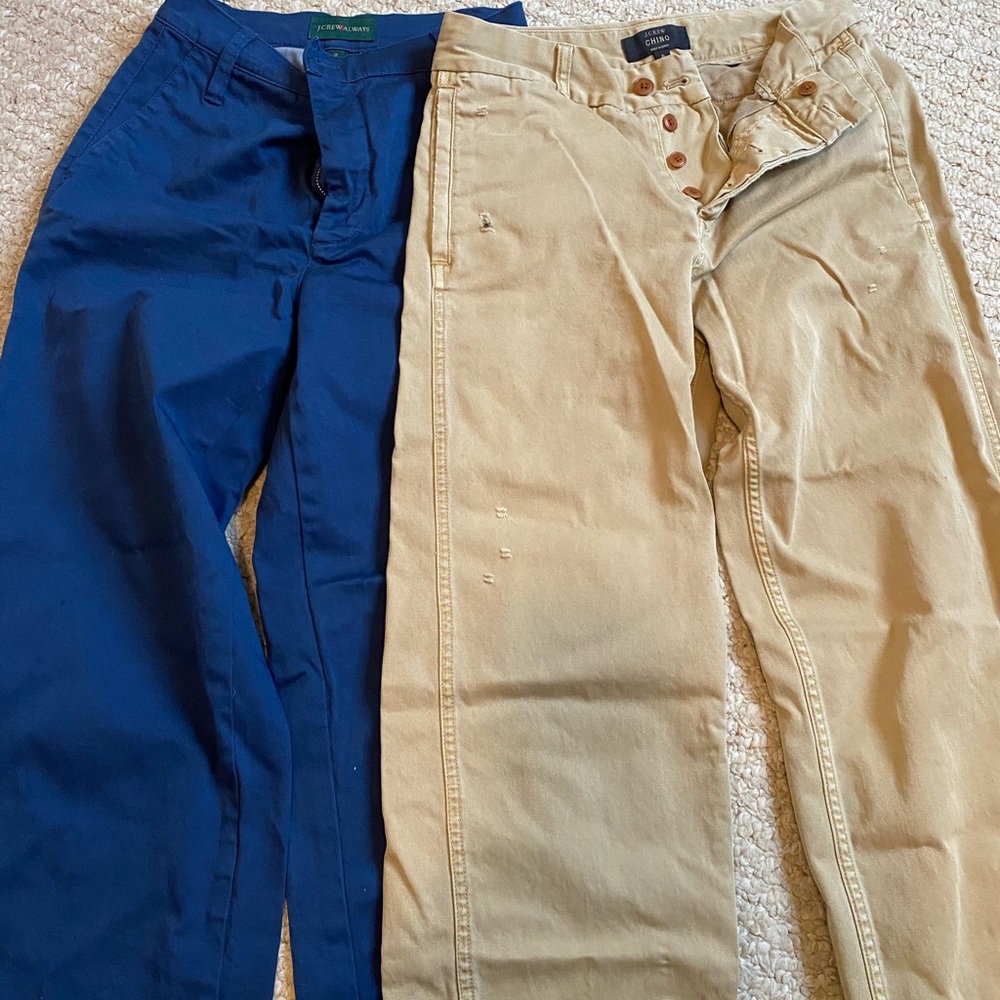 Two Jcrew pants.Like new condition.